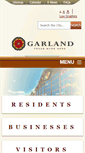 Mobile Screenshot of ci.garland.tx.us